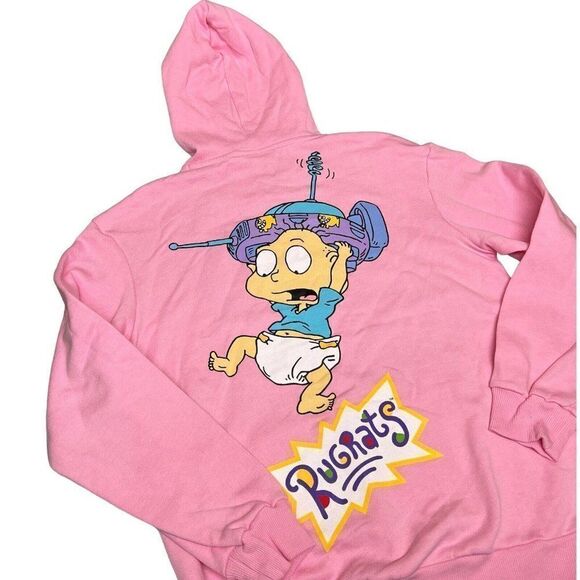 NEW Rugrats Adult 90’s Hoodie Retro Nickelodeon‎ Colorful Tommy Chuckie Cartoon - Picture 8 of 8